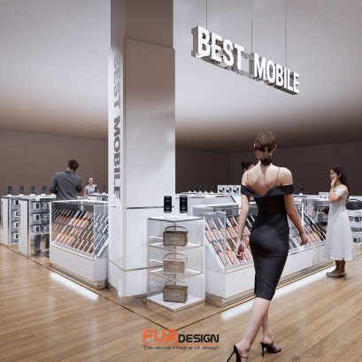 ออกแบบ ผลิต และติดตั้งร้าน : ร้าน  BEST MOBILE CENTRAL จ.ภูเก็ต